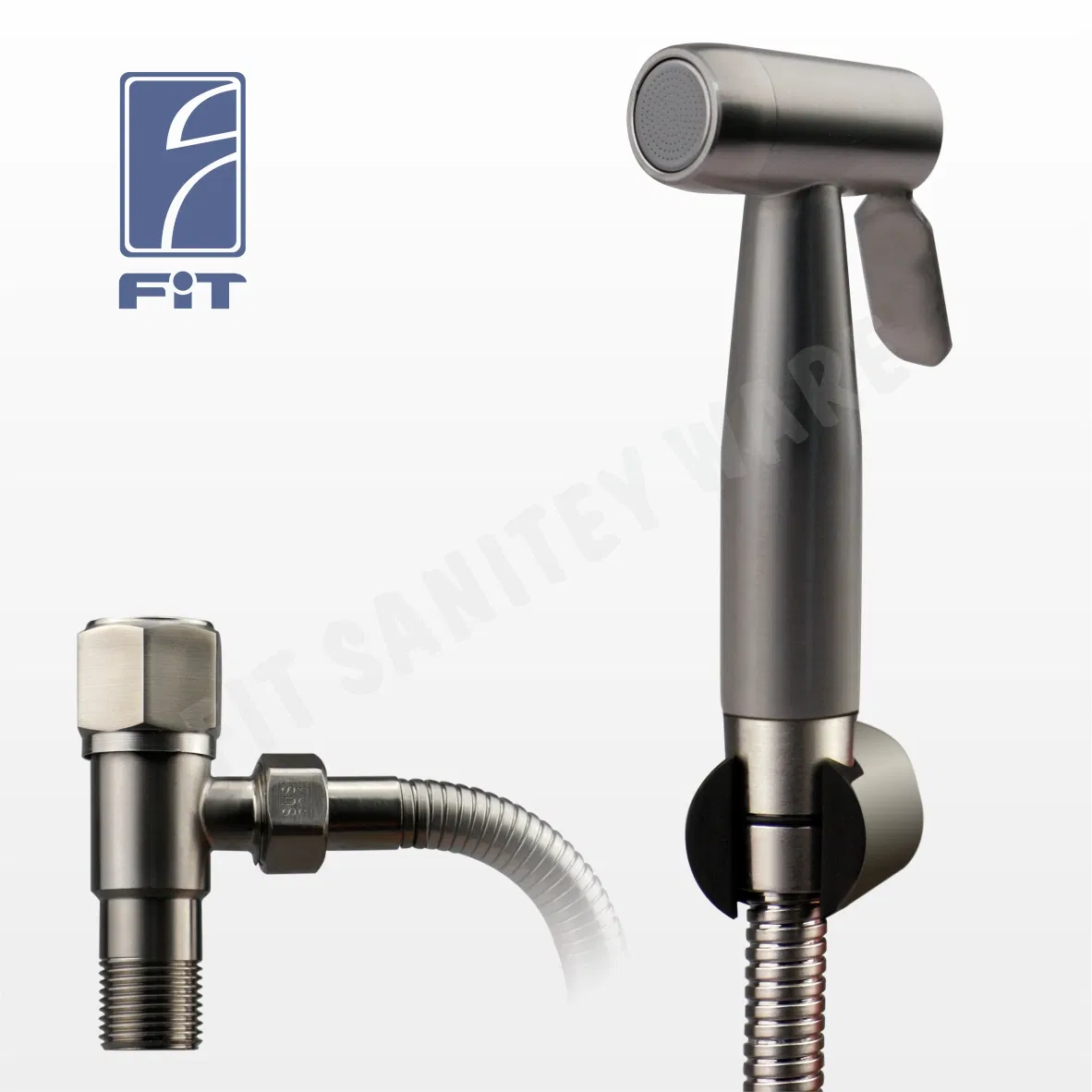 Factory Stainless Steel Shower Sprayer Bathroom Handheld Toliet Bidet Shattaf Spray