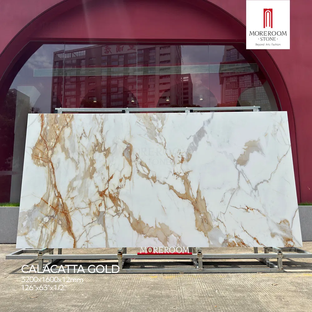 Sintered Stones 1600*3200mm Luxury Marble Look Designs Countertops Cladding Wall Tile
