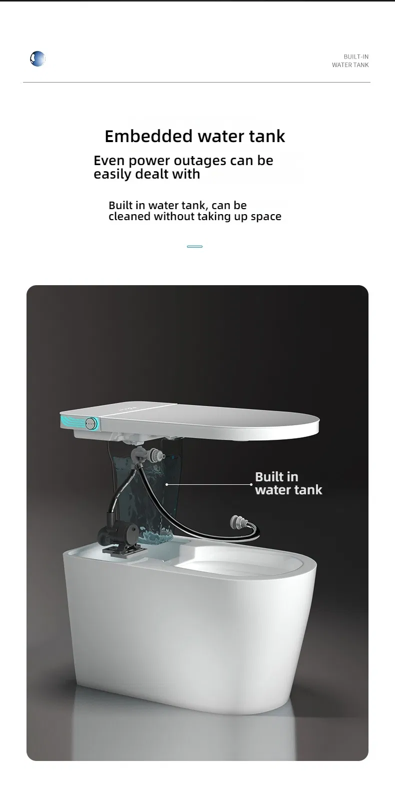 Luxury Smart Intelligent Automatic Wc One Piece Toilet