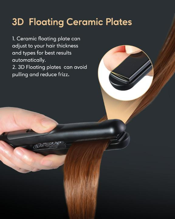Mini Travel Friendly Flat Iron Ceramic Small Electric Hair Straightener