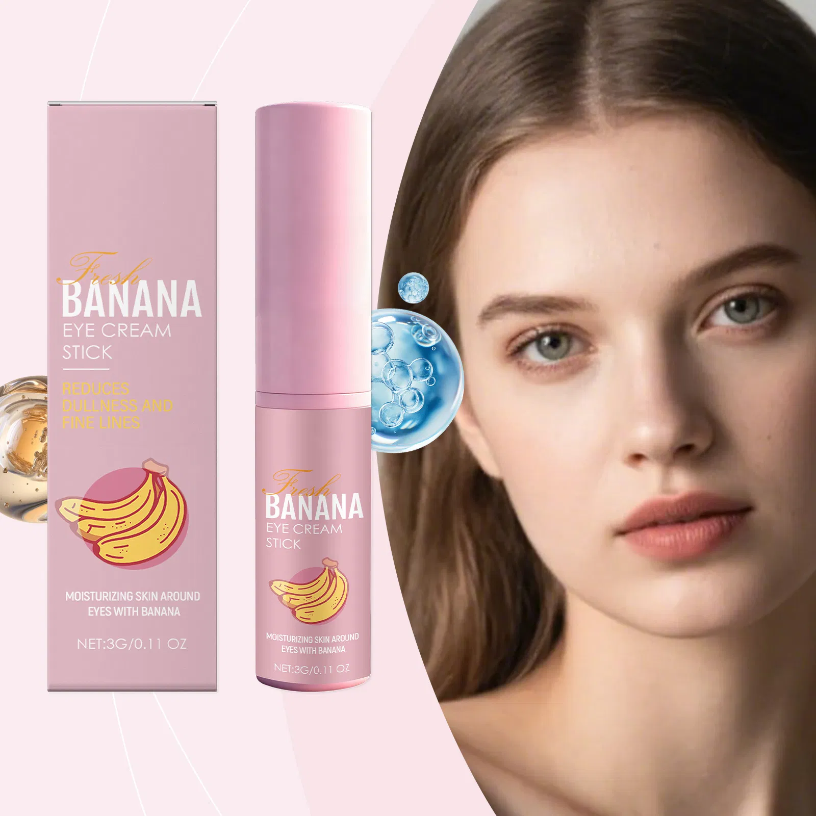 Centella Eye Balm Reduces Fine Lines Puffiness Anti-Wrinkle Beauty Centella Eye Stick Dark Circle Eye Cream Stick