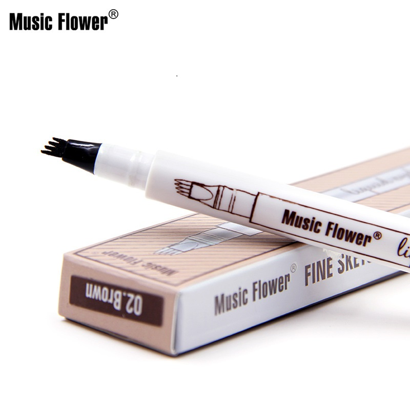 Ep10 Partyqueen Brand Automatic Triangle Rotation Double Eyebrow Pen Wholesale Waterproof Authentic Guaranteed Korean Raw Materials