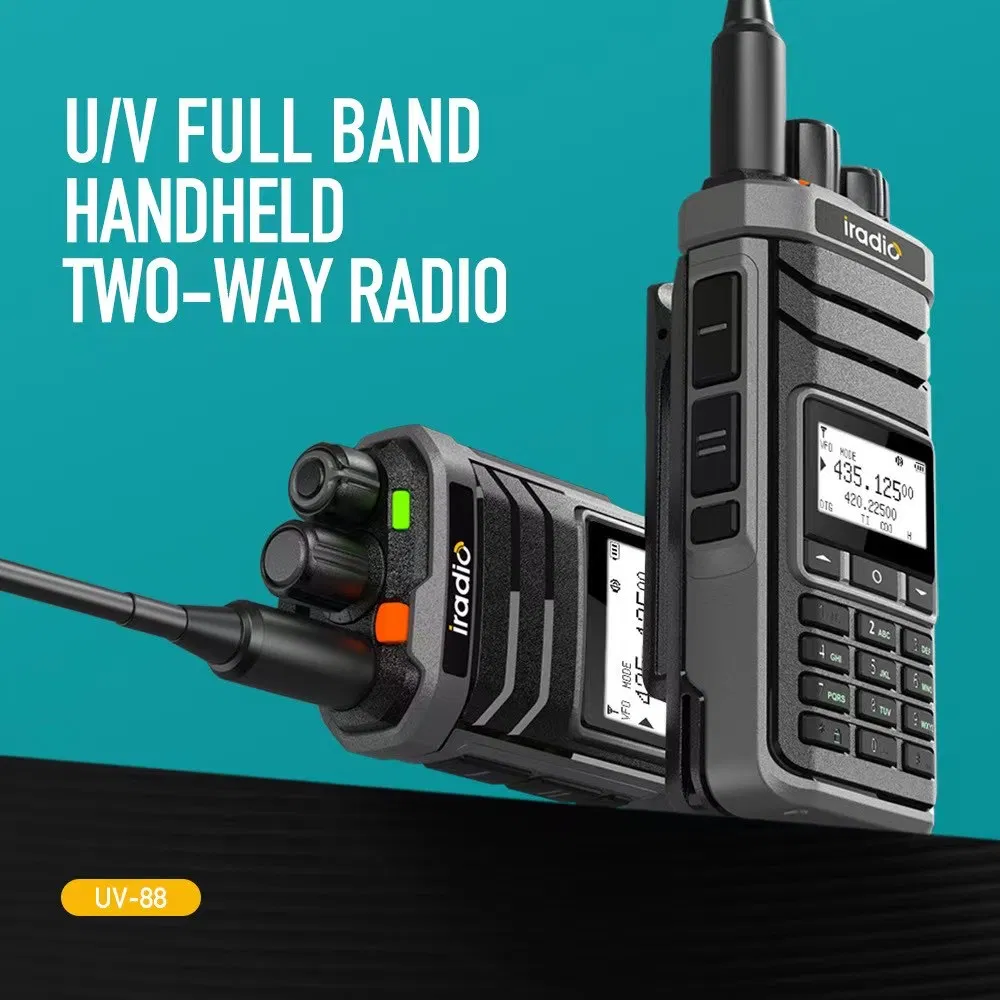 Hot Sale Iradio UV88 Analog Radio 5W Power Ham Radio Walkie Talkie Functional