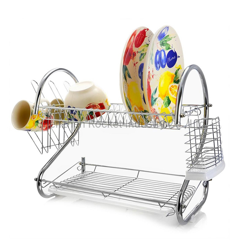 Stainless Steel Kitchen Dish Drainer Rack Drying