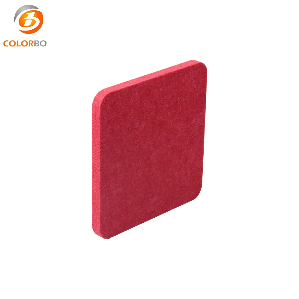 CBA18 Garnet  9MM Eco-friendly PET Acoustic Wall Felt Wool Panel