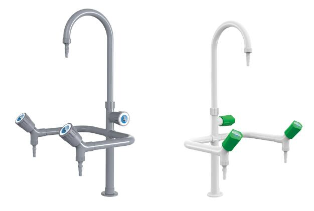 UV/Chemical Reistatant Triple Outlet Laboratory Faucet