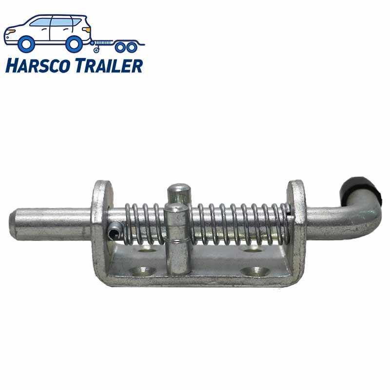 135mm Zinc-Plated Spring Pin Latch Spring Bolt Latch for Trailer Gate