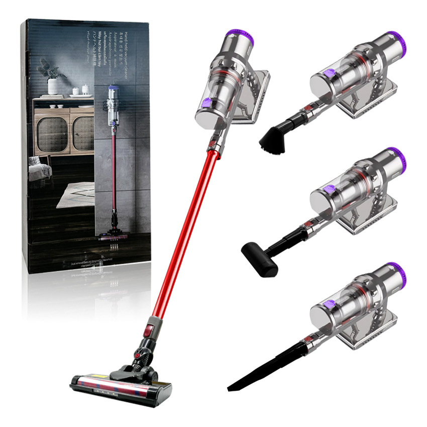 Home Appliance, Wireless Electric Floor Brush Portable Handheld Rechargeable Vacuum Cleaner