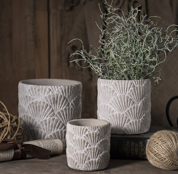 Горшки бетонные прямоугольные для сада патио