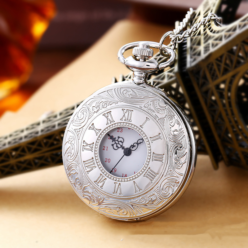 Best Selling Vintage Pocket Watch Quartz Necklace Pendant Digital Pocket Watch