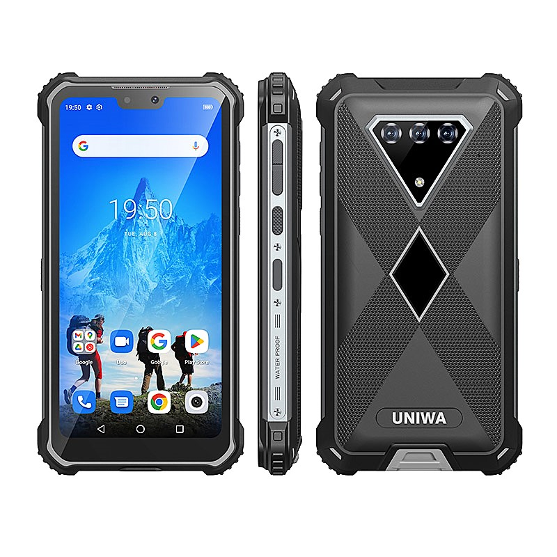 Защищённый смартфон UNIWA F910 6.23" 128GB, IP68, 10000mAh