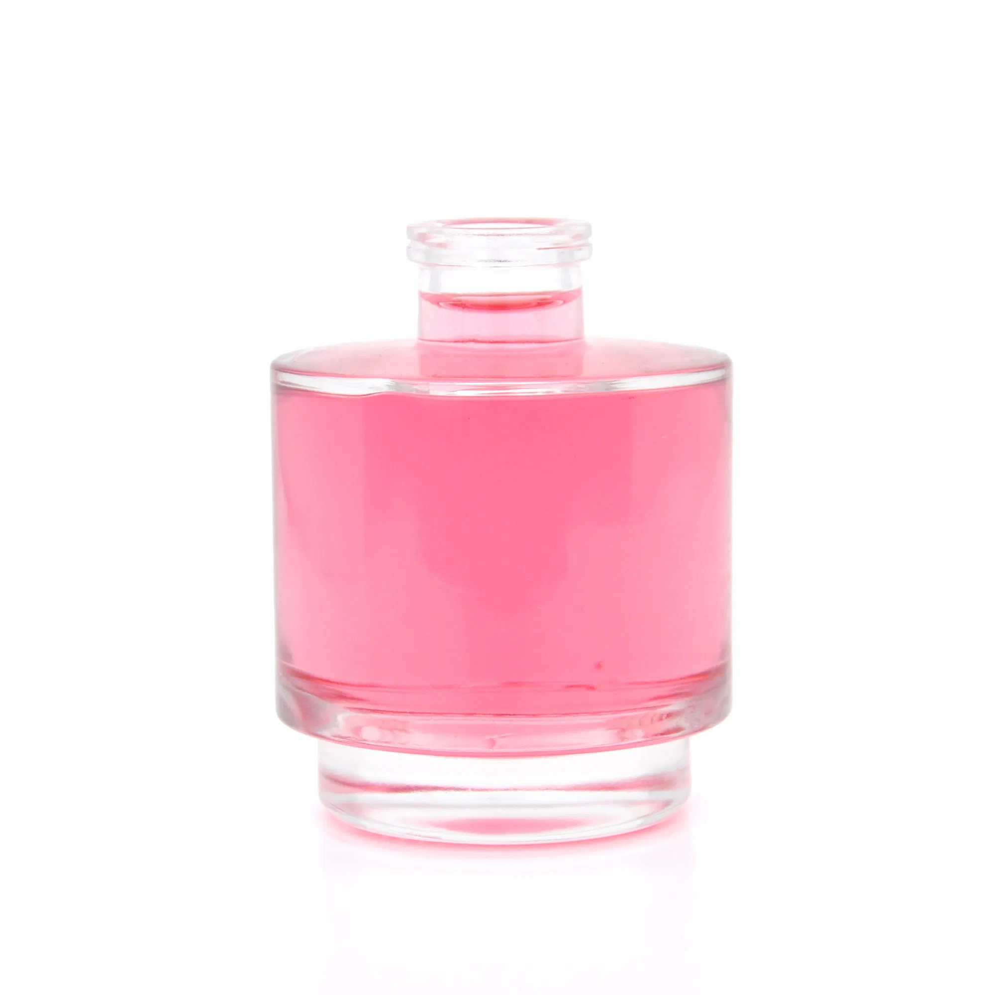 High Quality Home Decoration 200ml Transparent Reed Perfume Glass Diffuser Bottle for Aroma Oil
