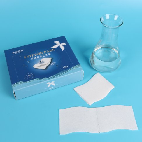 Luxurious Japanese Plant Fiber Cotton Pads for Effortless Makeup Removal