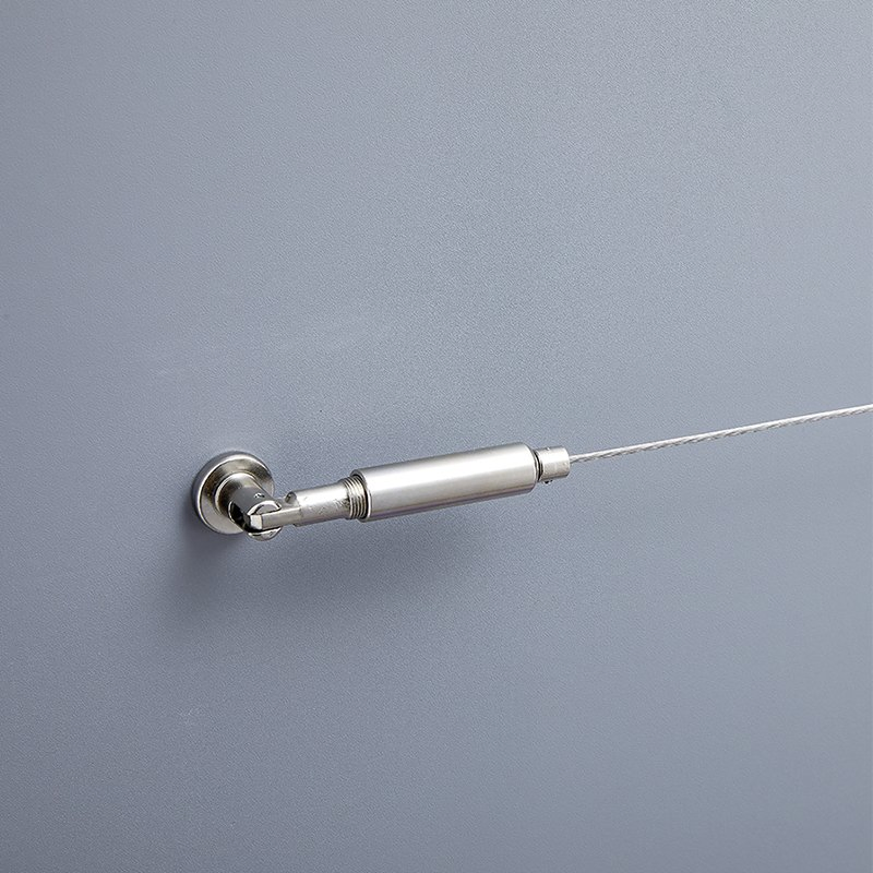 Manufacturer Wall Mount Window Stainless Steel Curtain Wire Rod Set