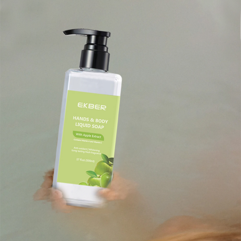 Vegan Bathroom 500ml Wholesale for Body and Hand Wash in Square Plastic Bottle Pure Castile Liquid Soap