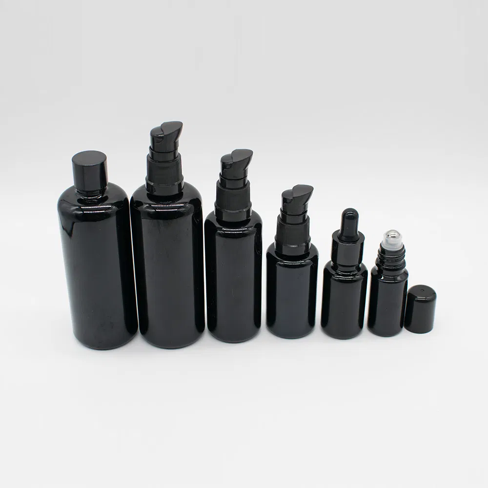 Cosmetic Packaging Empty Cosmetic Face Lotion Cream Glass Bottle Jar Spray Pump