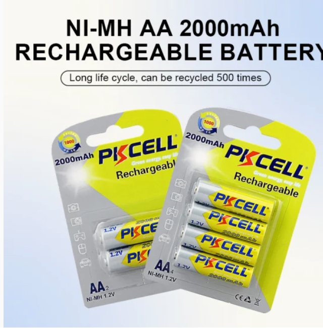 Аккумуляторная батарея Pkcell AA Ni-MH 2000 мАч