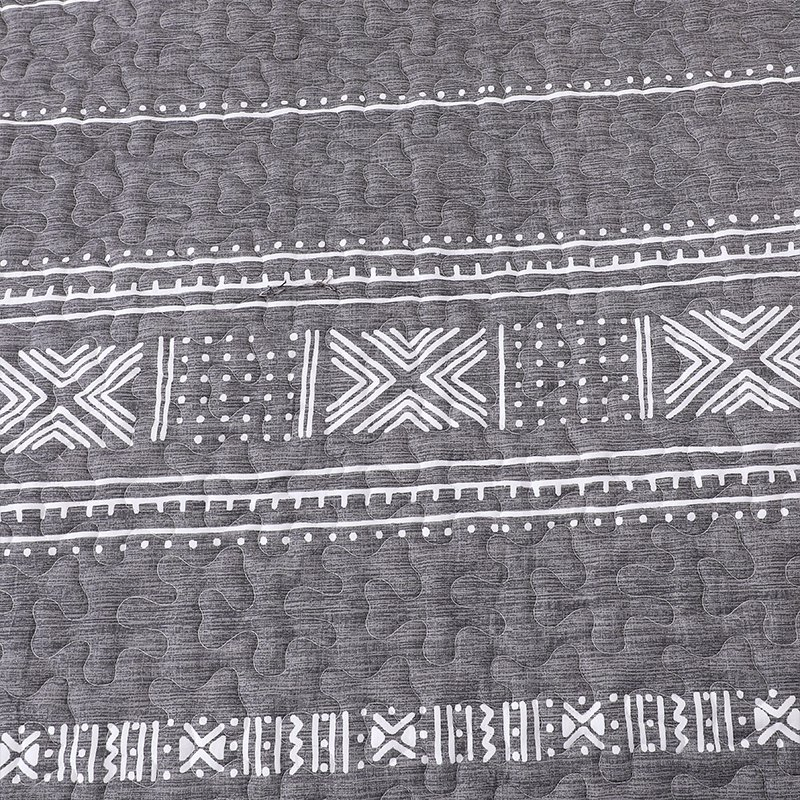 New Design Novel Printing Pattern Microfiber Bedspread for Home