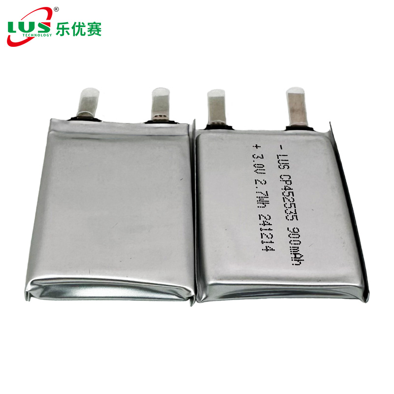 3V Lithium Soft Primary Battery 900mAh Thin Cell Battery Cp453525