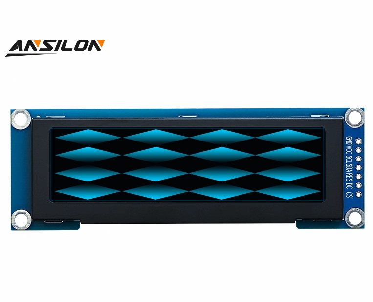 OLED дисплей 3.12 дюйма SSD1322, 256x64, SPI интерфейс