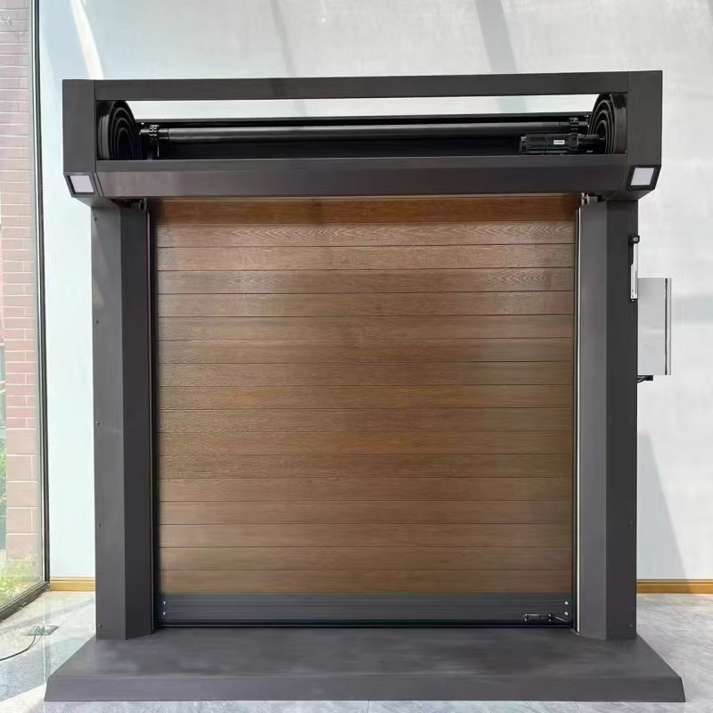 Hard Metal High Speed Automatic Lifting Anti Theft Turbo Spiral Fast Rolling Shutter Door