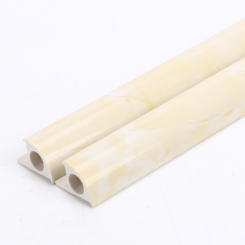 Free Sample 2.5m Custom Marble Color Ceramic PVC Tile Corner Trim Plastic Tile Edge Trim
