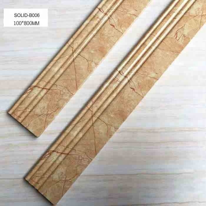 100*800mm European Modern Design Artificial Marble Baseboard Manufacturer