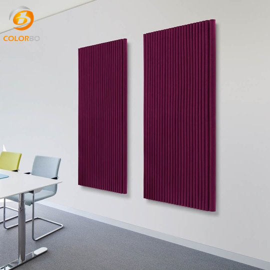 3mm acoustic felt decoration of interior design material