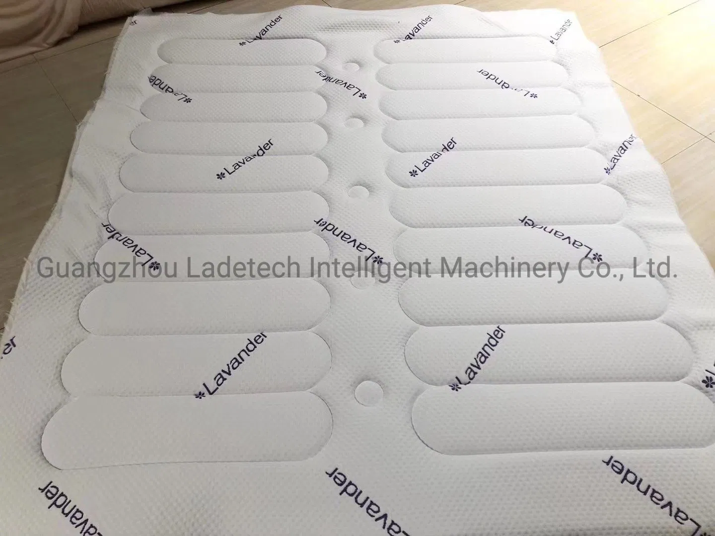 Factory Whole Sale Mattress Topper Single Needle Quilted Fabric Mattress Fabric