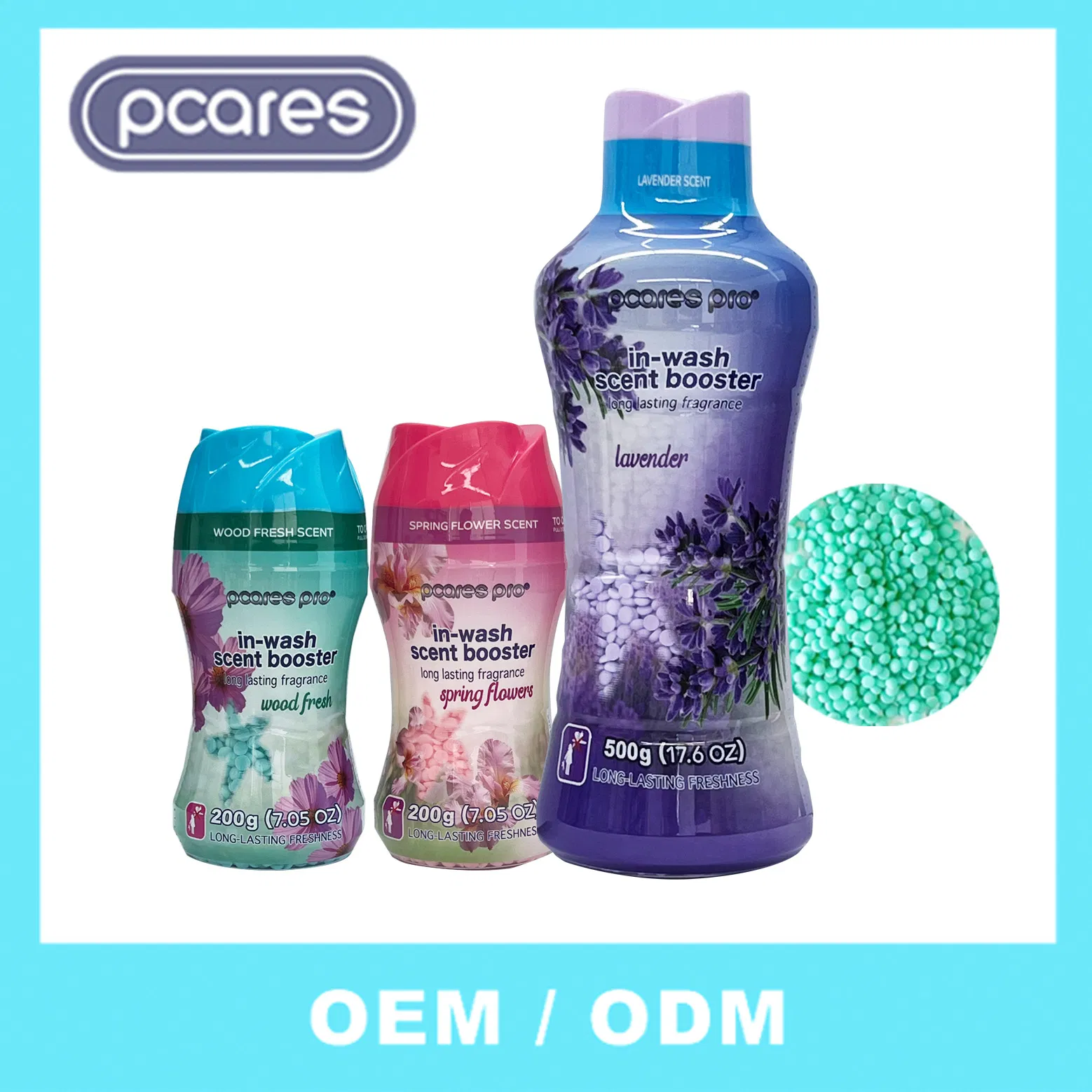 OEM Brand Laundry Scent Booster Beads Long Last Fragrance Washing Clothes Cotton Fresh Smell No Phosphate
