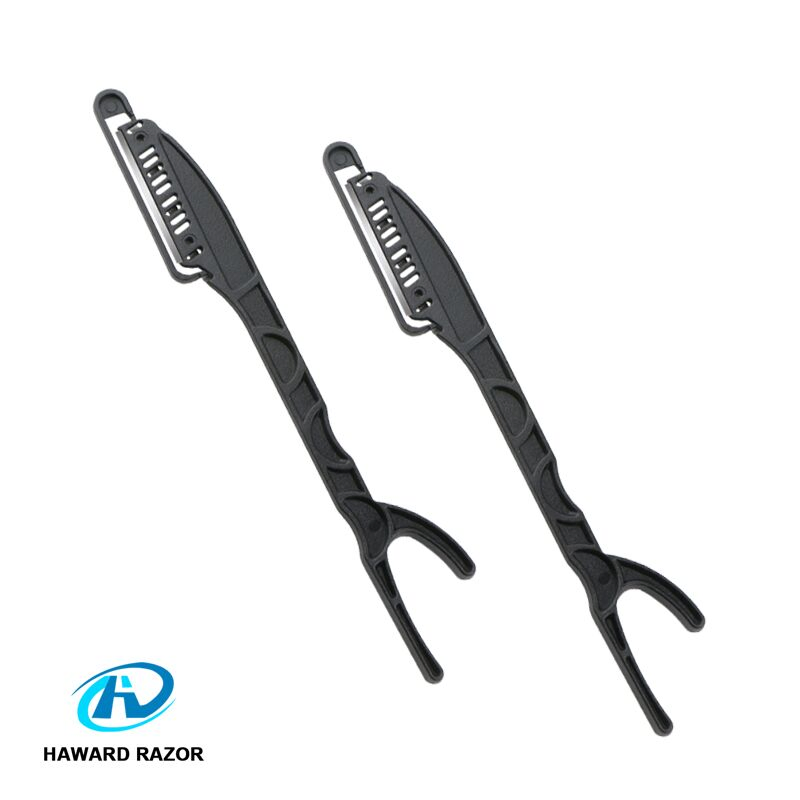 Single Blade Plastic Cut Throat Straight Salon Disposable Barber Razor