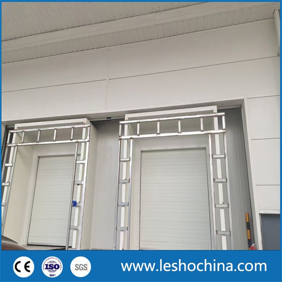 Popular Design Automatic Square Raised Overhead Insulated Sectional Garage Door