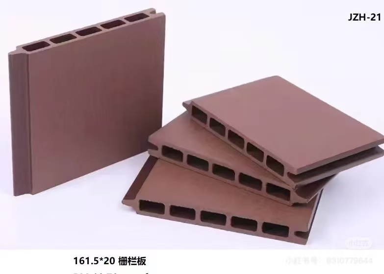 Popular Natual Wood Grain and Color WPC Decking Outdoor Flooring Panel