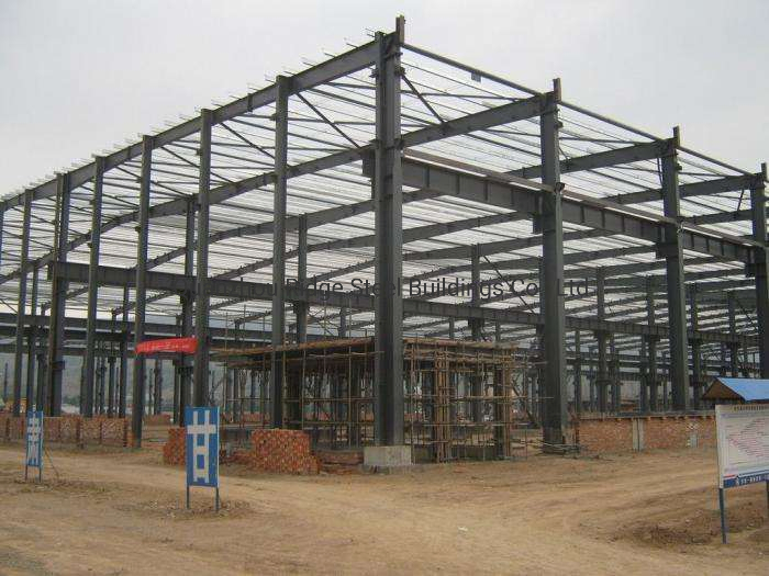 Cost Effective Steel Structure Auto 4s Shop Showroom