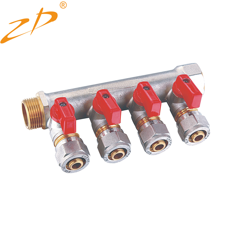 Natural Brass or Nickel Plated Surface Water Supply Manifolds