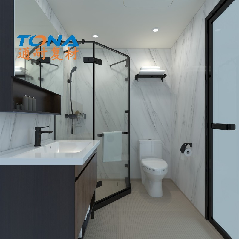 Hubei Tongna Hospital Antibacterial Bathroom SMC Nano Coating
