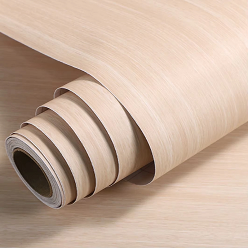 PVC Self Adhesive Waterproof Wood Grain Vinyl Film Heat Transfer Lamination Shrink Self Adhesive PVC Film Vinyl Rolls