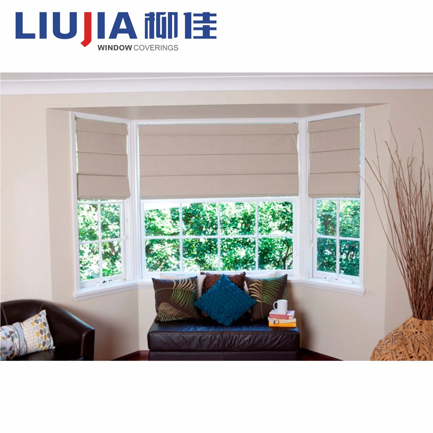 Roman Blind for Home Decor with New Design/Designer