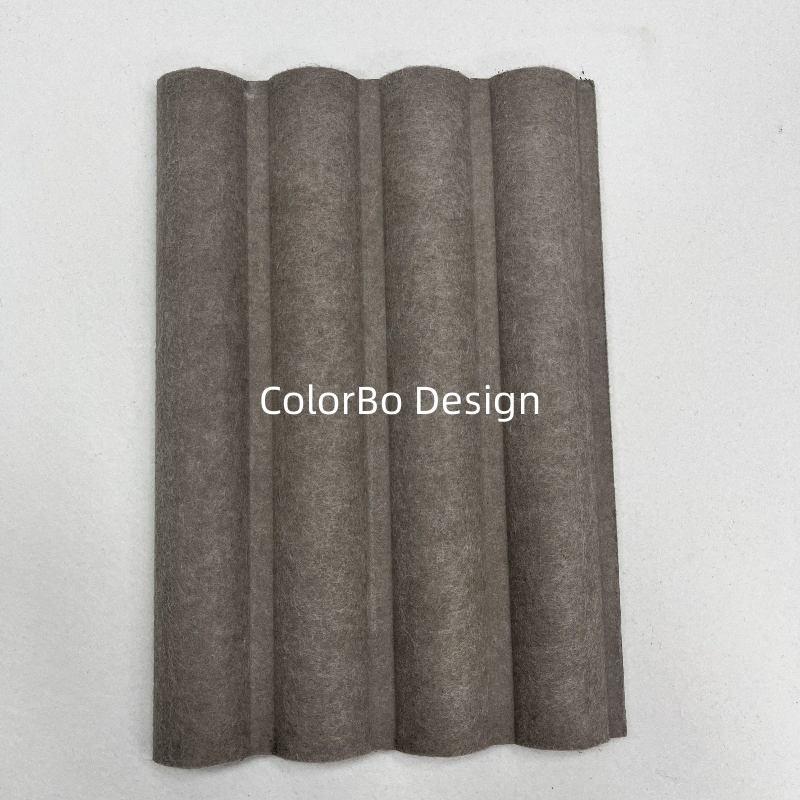 E0 Sound Absorption 3d panel wallpaper wall covering Material with Low Price