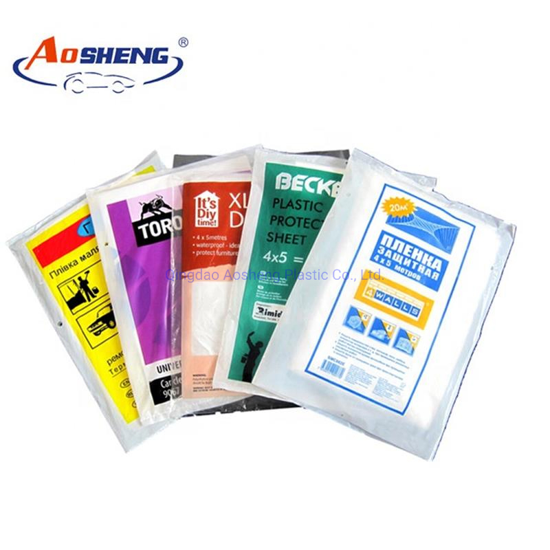 Clear Plastic Sheeting Furniture Cover Floor Wall Protection Film