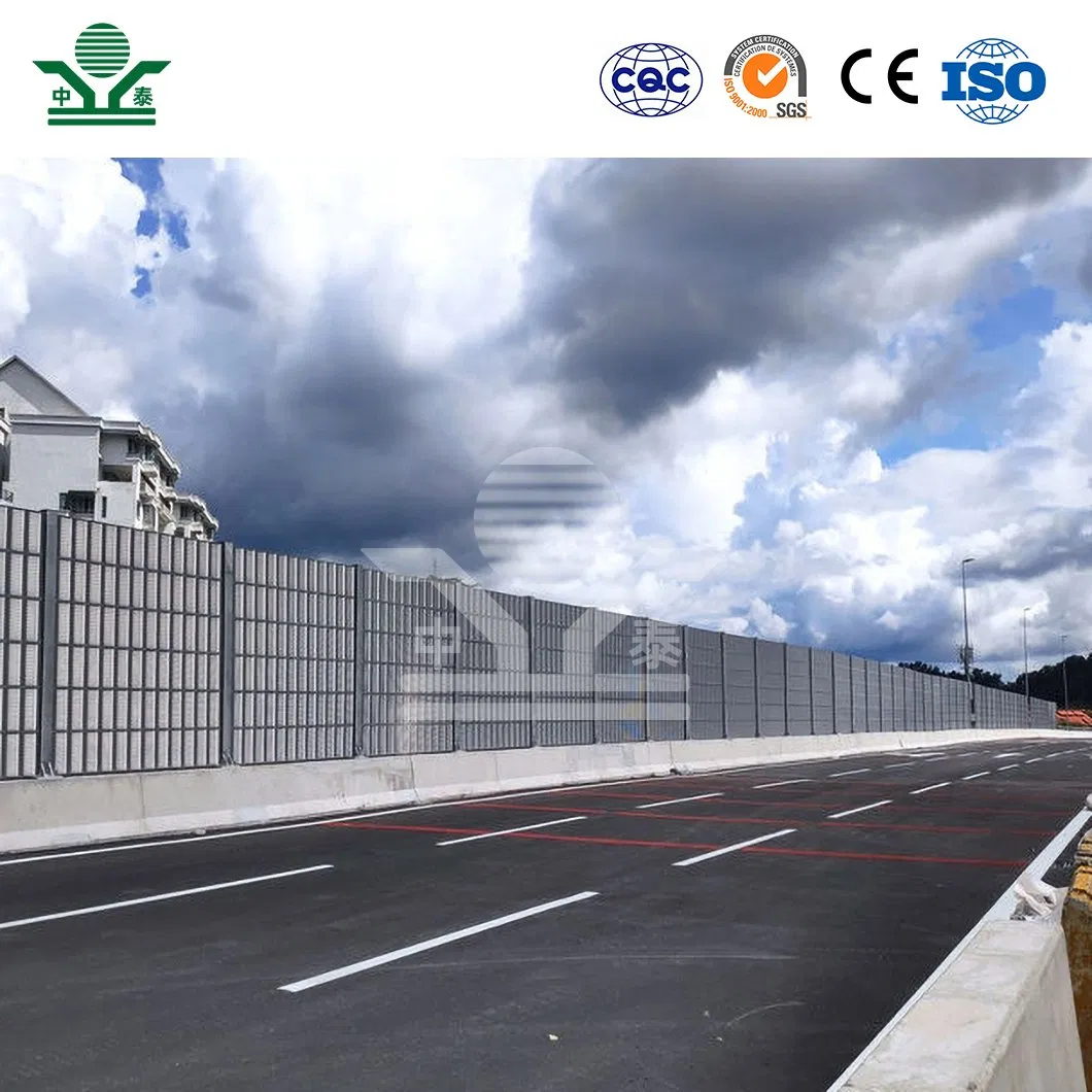 Zhongtai Freeway Sound Barrier China Factory Best Sound Dampening Fence 8cm 40cm Thickness Highway Noise Wall