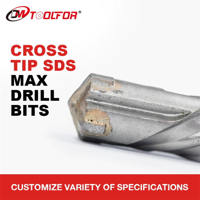 Customizable Single or Double Fulte SDS Hammer Drill Bits for Clinker
