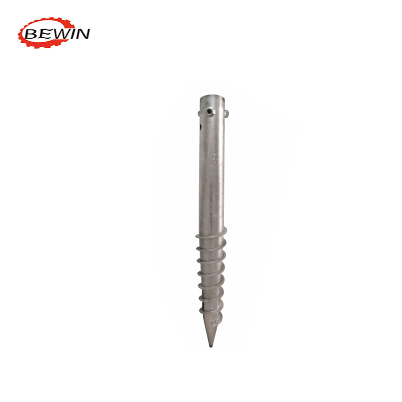 Грунтовые анкеры для столбов забора BEWIN