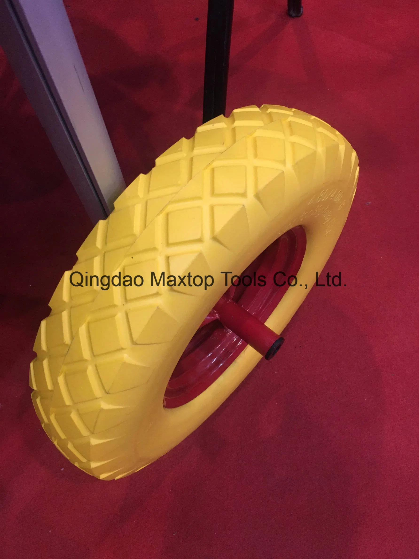 Maxtop Solid Flat Free PU Foam Wheel