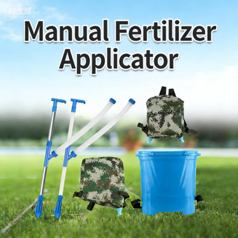 Labor-Saving Manual Fertilizer Applicator with Integrated Seeding Function