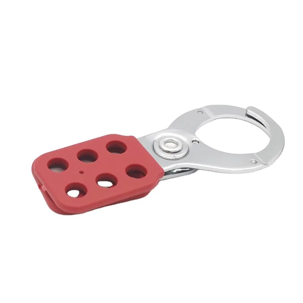 Heavy-Duty Steel Lockout Hasp with Innovative Scissor Shackle