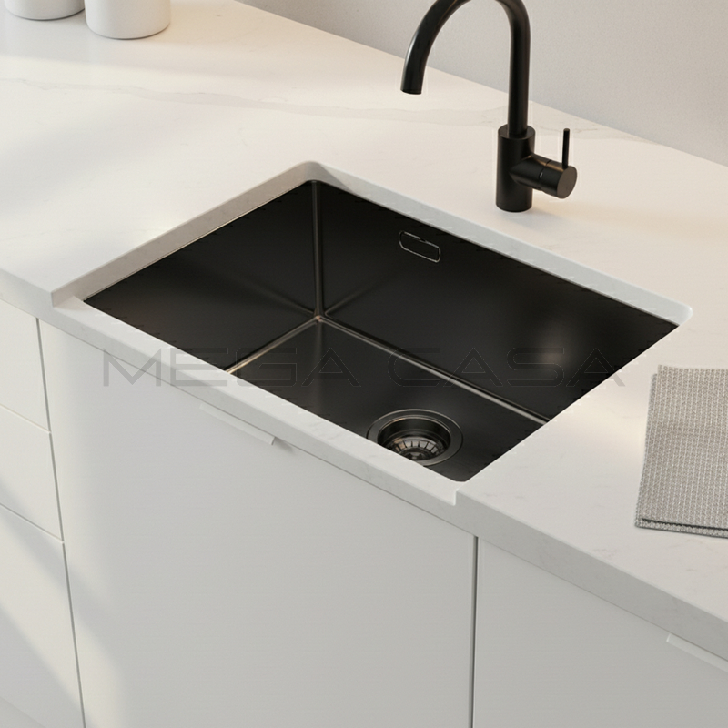 Durable Stainless Steel 304/316 Design Kitchen Sink Customizable Size Available