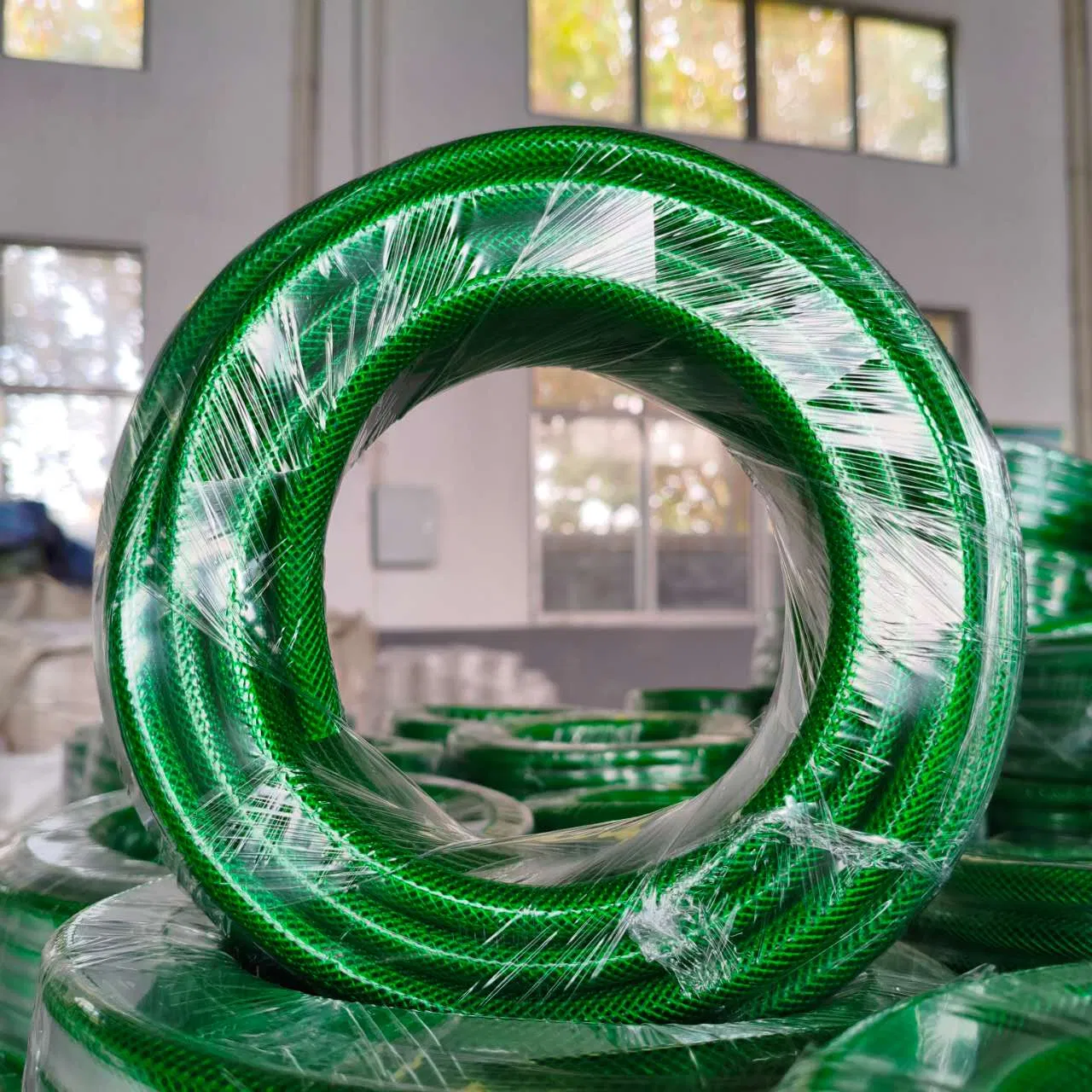 1/2" Expandable Garden Irrigation Cleaning PVC Fiber Reinforced Hose