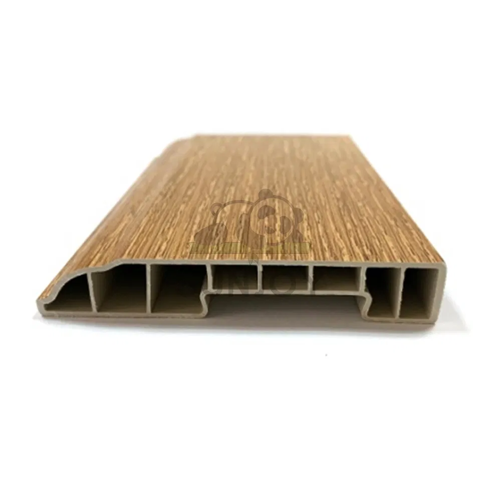 White Marble Stone Grain Wood Grain Decorative PVC Spc WPC Flooring Skirting Board