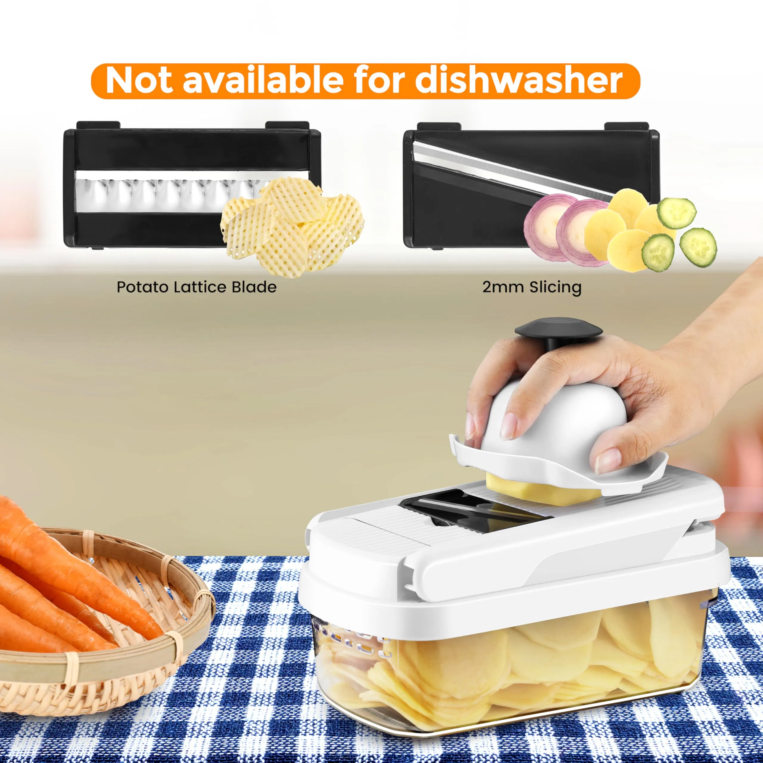 Multifunctional Professional 12-in-1 Vegetable Chopper